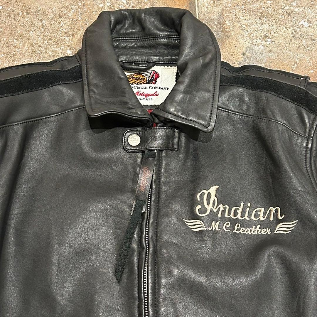 Indian Motorcycle ライダース L スエード レザージャケット