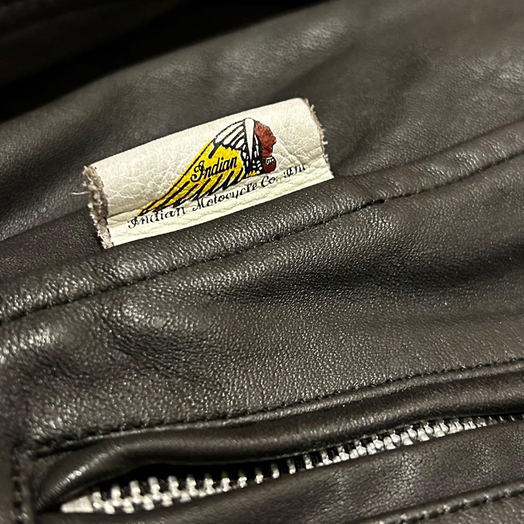 Indian Motorcycle ライダース L スエード レザージャケット