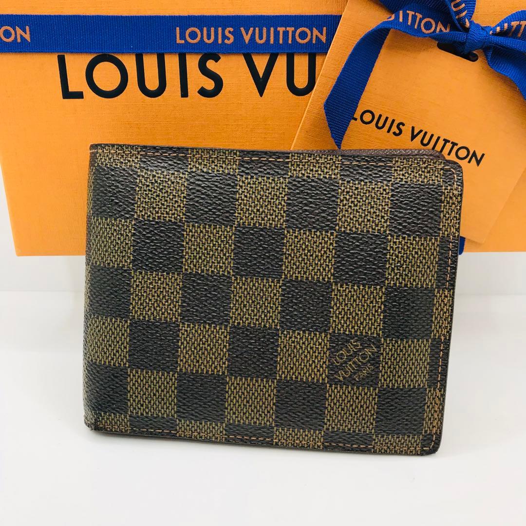 ルイヴィトン✨ ダミエ エベヌ ポルトフォイユ・フロリン 二つ折り財布 茶