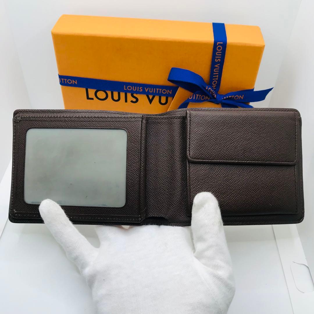 ルイヴィトン✨ ダミエ エベヌ ポルトフォイユ・フロリン 二つ折り財布 茶