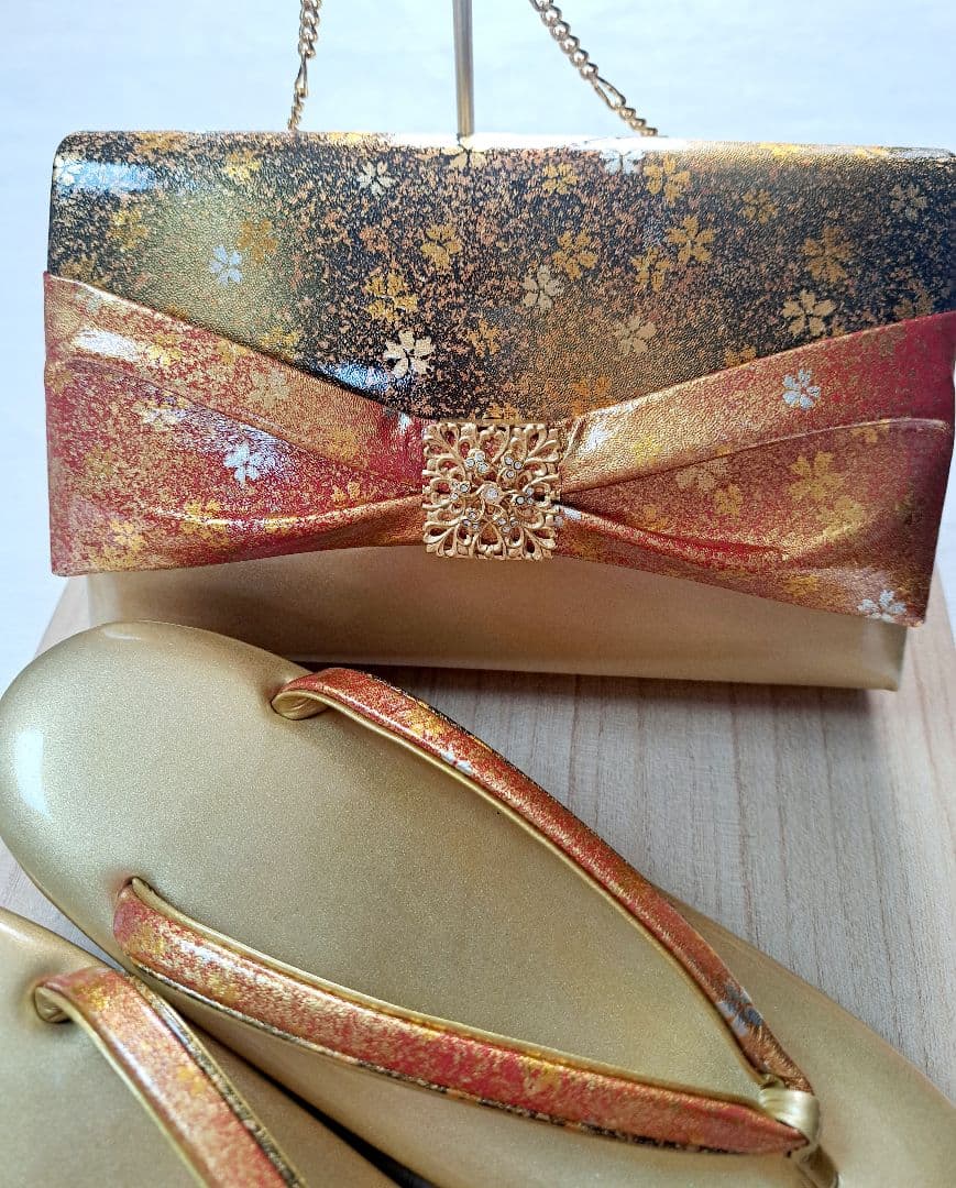 新品未使用❇️沙織　高級バックと草履セット