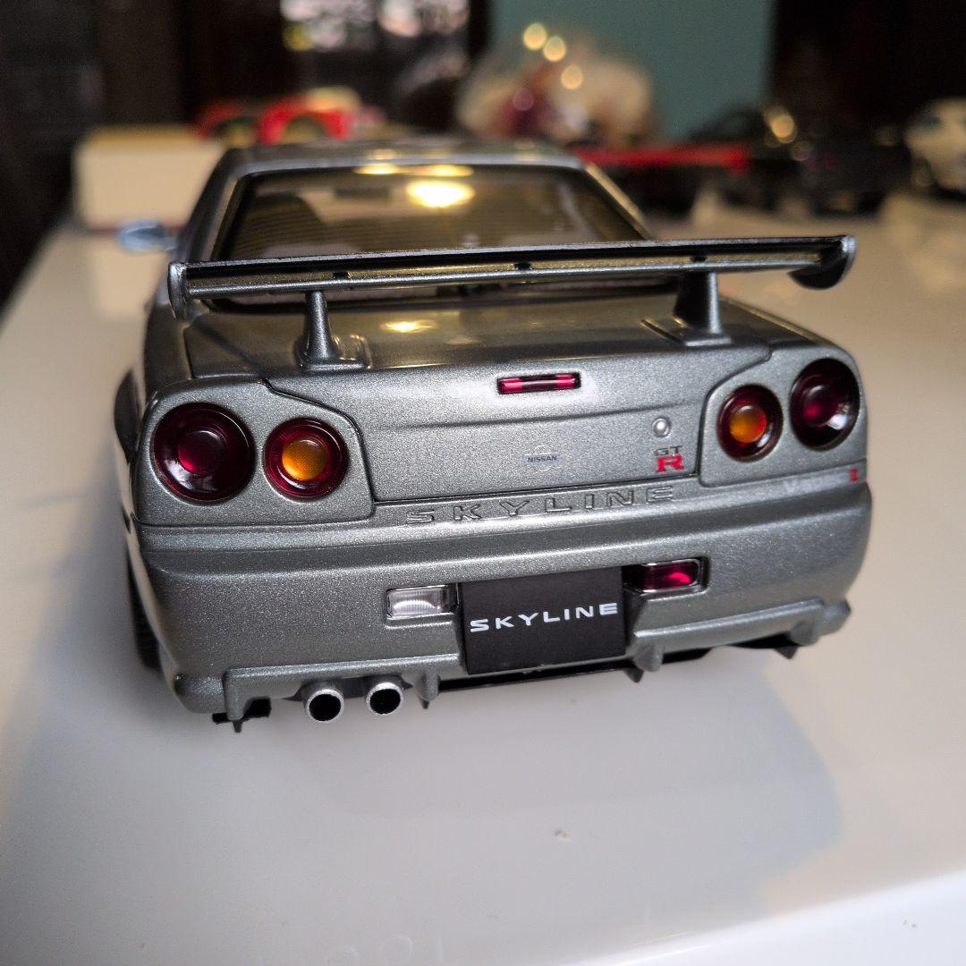 ミニカー AUTOart 1/18 R34 GT-R V-SPEC II TOY Car