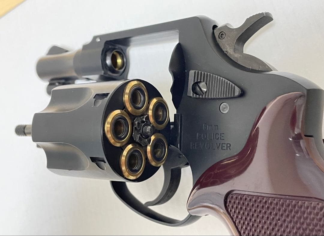 マルシン　ポリスリボルバー　2インチ8mmBB ガスガン　ジャンク扱い