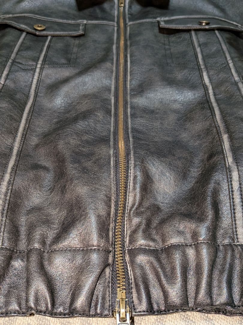 WISHFOREVER ダブルジッパージャケット