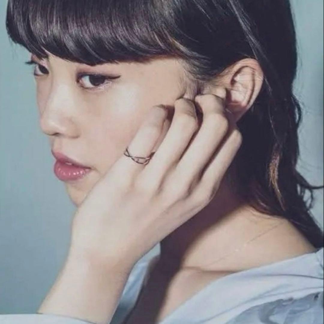 ete エテ K10YG バイカラー ダイヤモンド ピンキーリング 1号