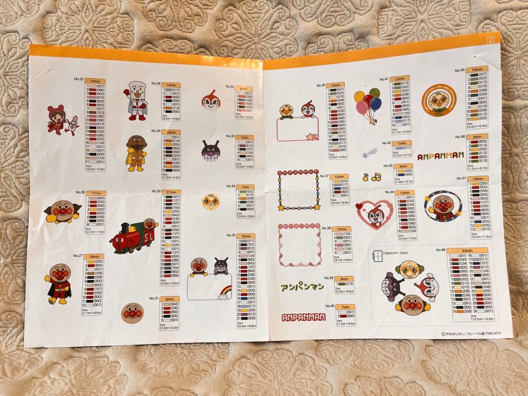 ブラザー　刺しゅうカード アンパンマン