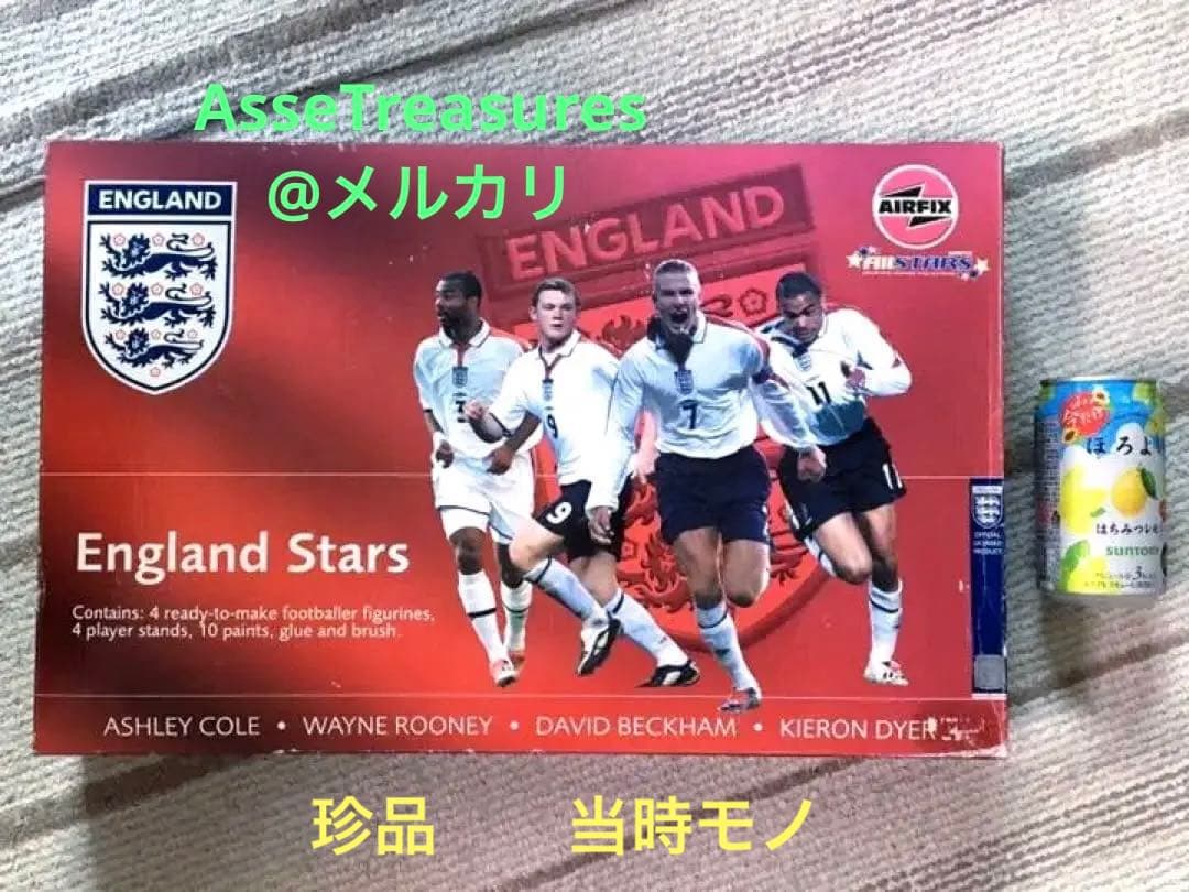 珍品 AirFix サッカー イングランド代表 ベッカム他四人セット フィギュア