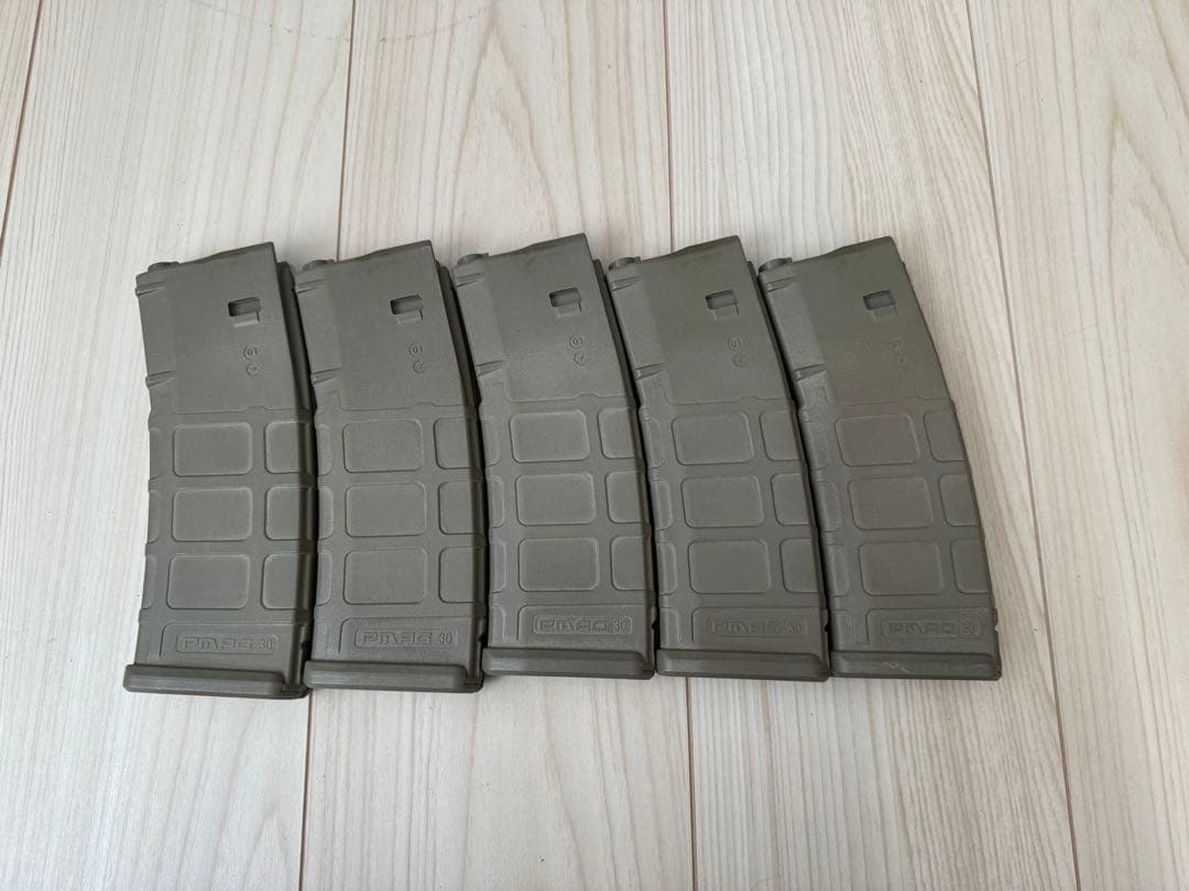 M4A1 オリーブドラブ 樹脂マガジン 5個セット