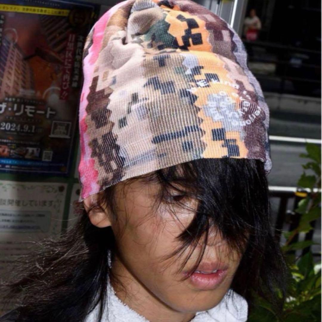 beautiful swatch camo beanie ビーニー