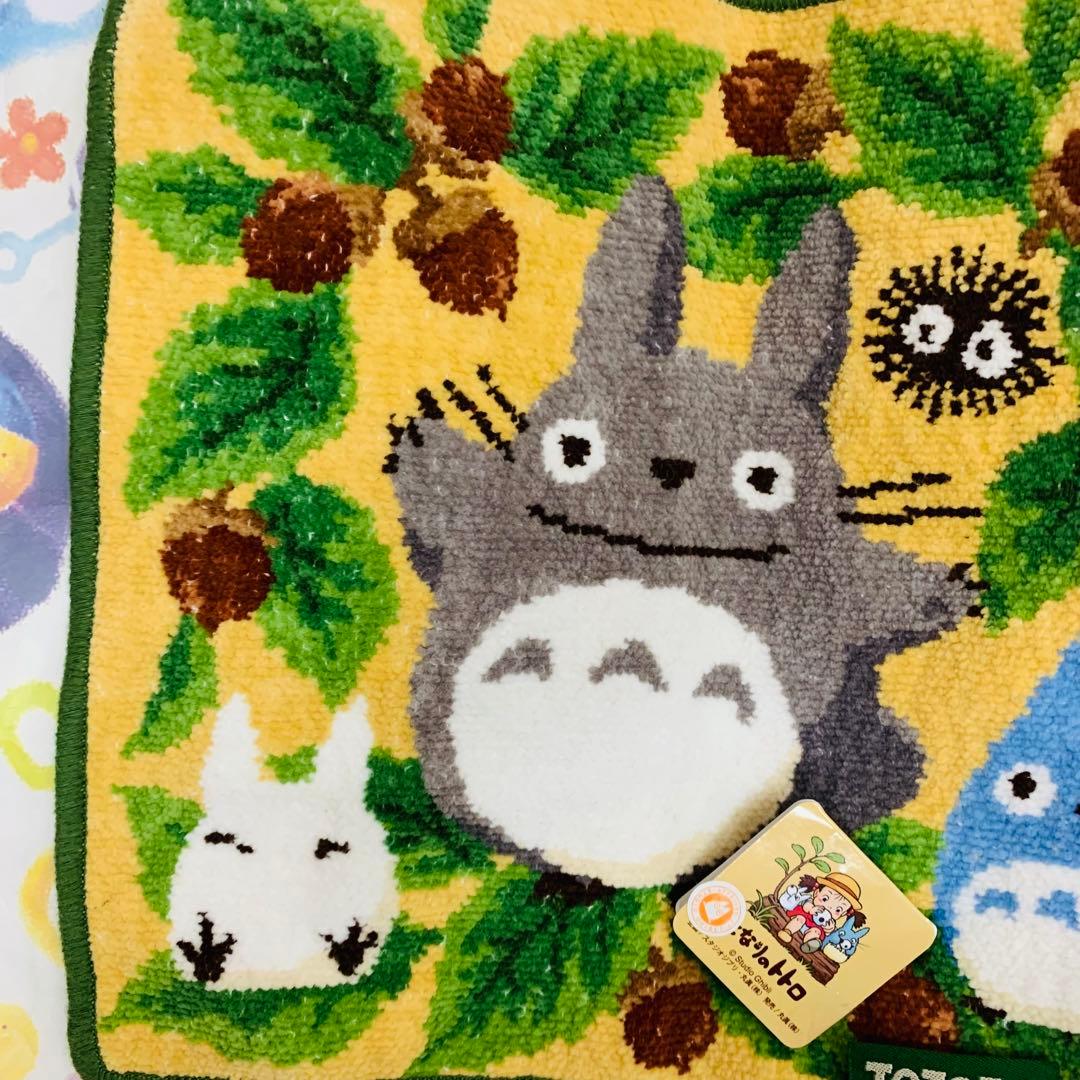 激レア　となりのトトロ　シェニール織 タオル ハンカチ スタジオジブリ
