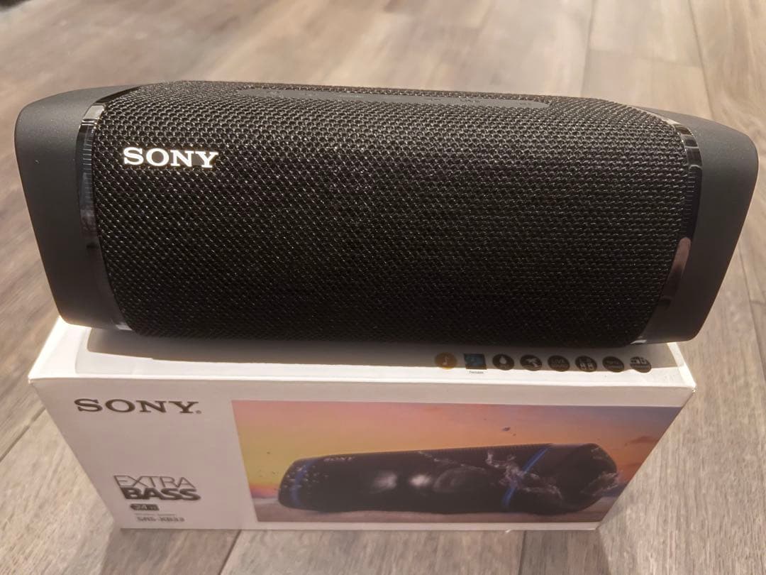 SONY SRS-XB33 ワイヤレスポータブルスピーカー　ブラック
