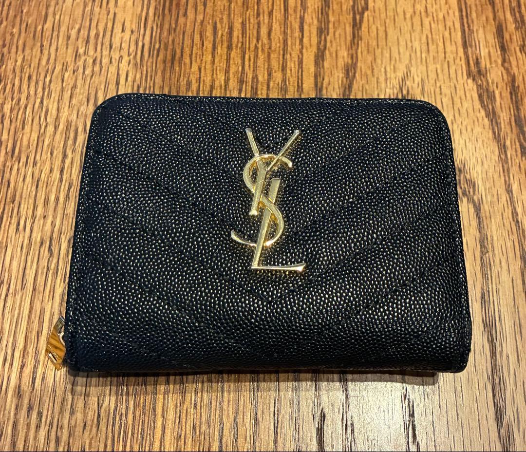 イブサンローラン 二つ折り財布 YSL