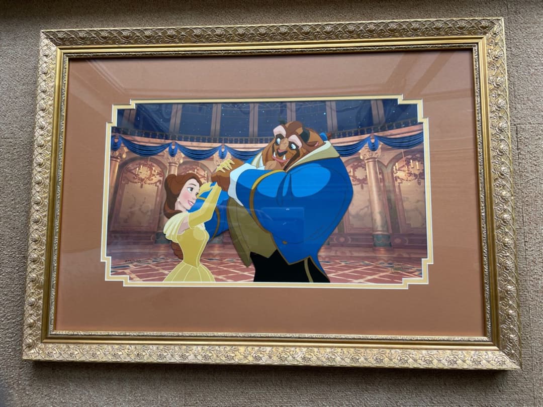 ディズニー　美女と野獣　Ballroom Dancing セル画