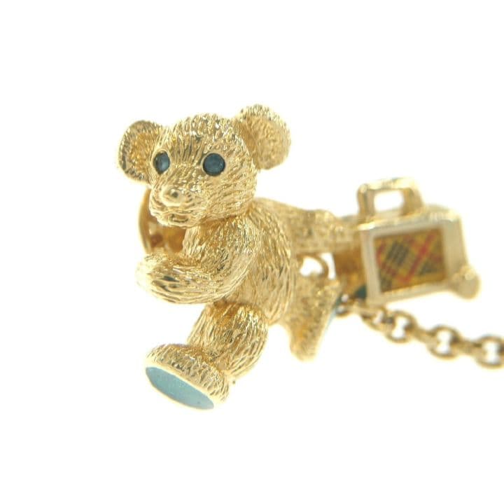 希少Burberrys　バーバリー　くま　ベア　飛行機　ピンバッジ　JAL