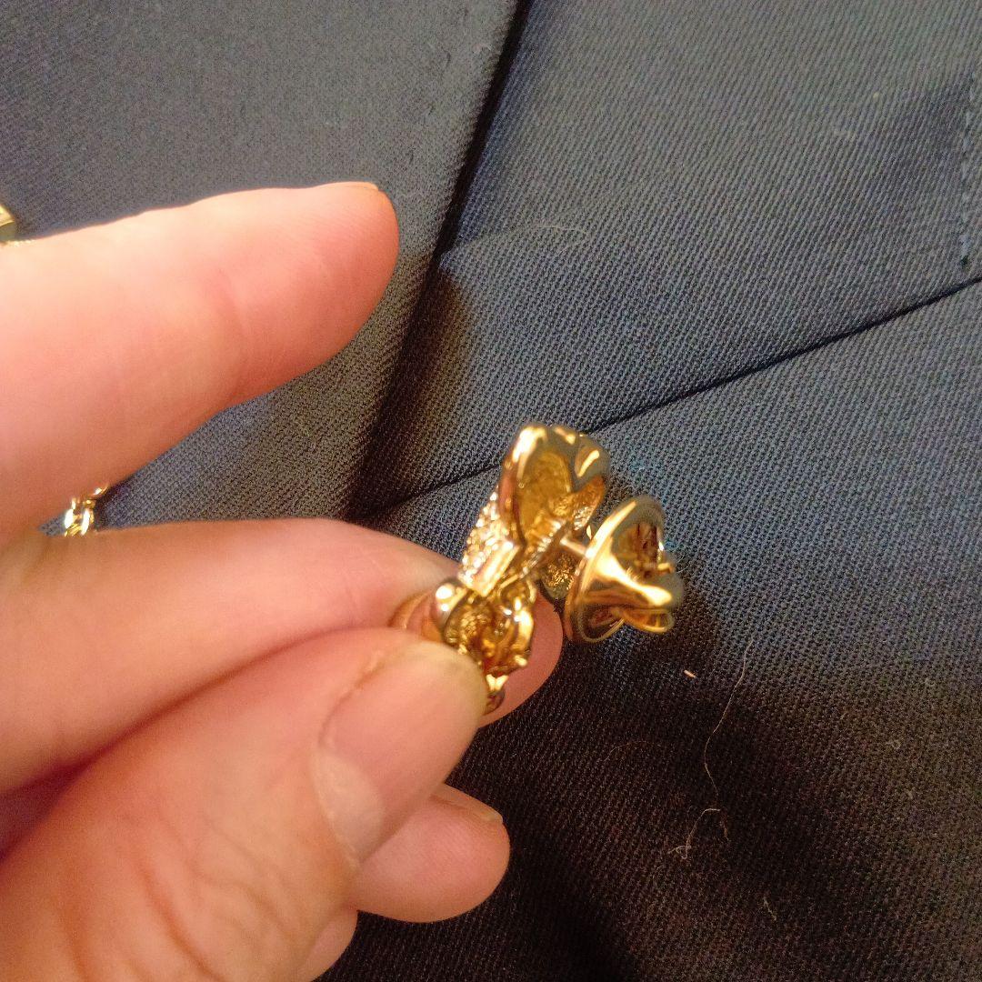 希少Burberrys　バーバリー　くま　ベア　飛行機　ピンバッジ　JAL