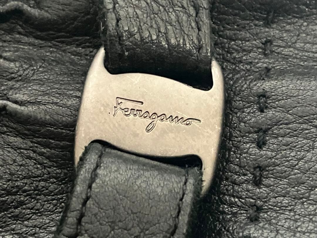 フェラガモ　レザー手袋　カシミア　表記サイズ8