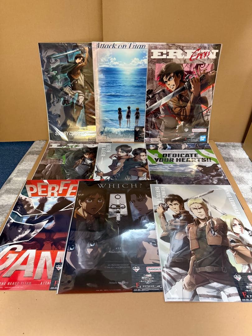 一番くじ 進撃の巨人 獣の巨人は俺が仕留める～フルコンプセット　計39点セット