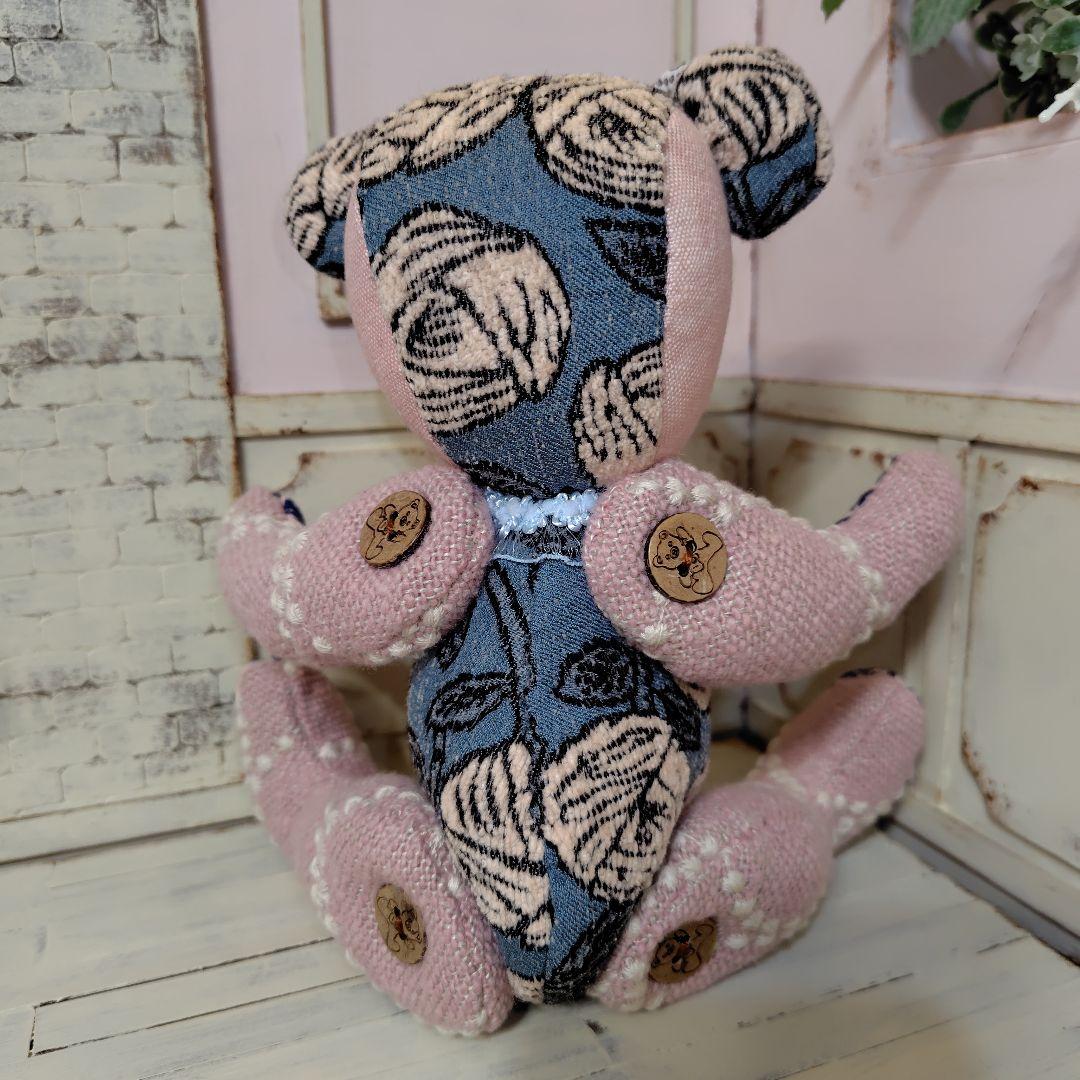 ミナペルホネン＊ハンドメイド＊ぬいぐるみ＊テディベア＊75