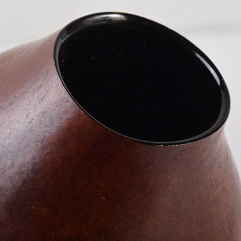 茶道具　中村宗哲作　利休好　瓢箪花生　裏千家十四代淡々斎極め箱　M　R8864