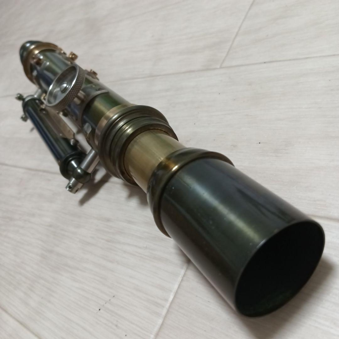 【美品】アンティーク 金属製 望遠鏡 単眼鏡 レトロ