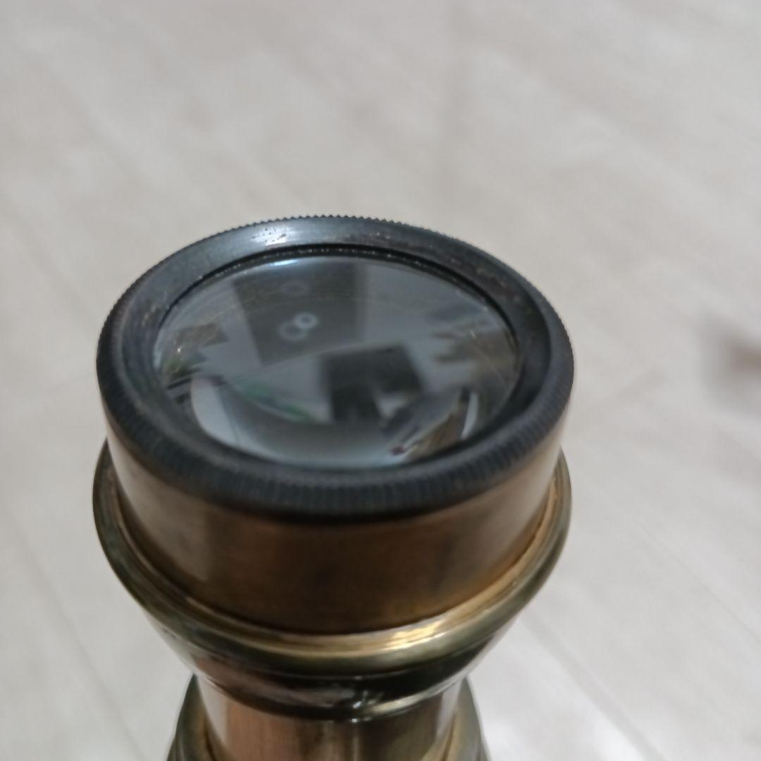【美品】アンティーク 金属製 望遠鏡 単眼鏡 レトロ