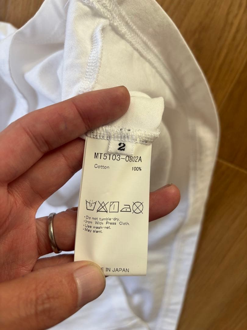 25ss MAATEE &SONS ムコV WHITE サイズ2