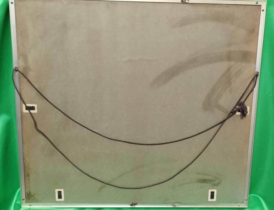 日本画 秀峰作 日本画「赤富士」