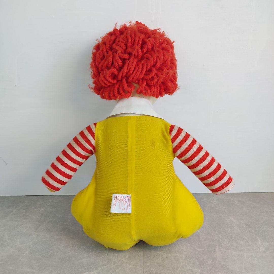 【ビンテージ】ロナルド・マクドナルド ぬいぐるみ ドール マクドナルド 非売品