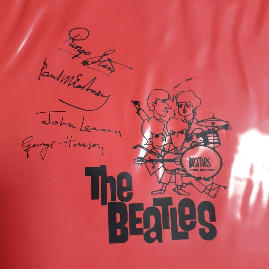 未使用美品★ビートルズ Go Go プラスチックバッグ★ビニールバッグ★送料込み