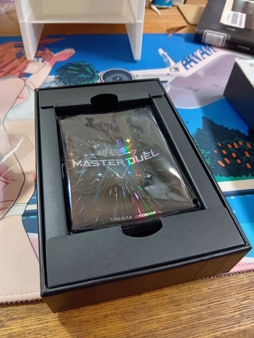 遊戯王　MASTER DUEL　黒　スリーブ　当選通知書付き