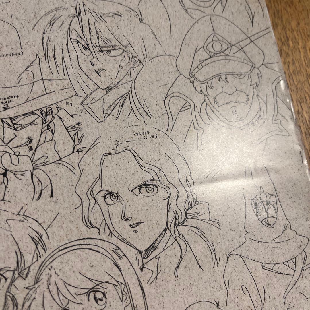 【希少品】ふしぎの海のナディア　B2ポスター　絵コンテ　当時物