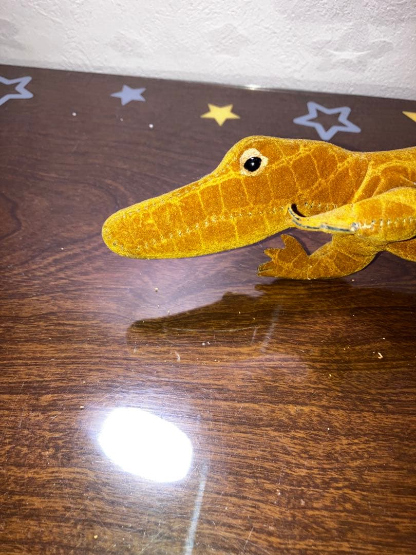 東京動物園協会　おがくずぬいぐるみ　ワニ 昭和レトロ　おがくず人形　当時物