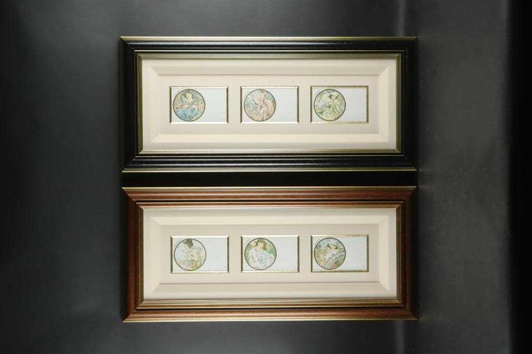 真作保証 アルフォンス・ミュシャ 12作品完品揃リトグラフ 証明書付