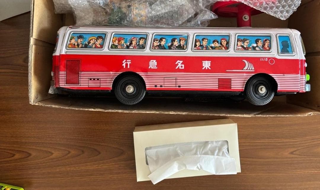 Ichiko ハンドル付き乗用 東名バス 　箱付き 希少 ヴィンテージ 日本製