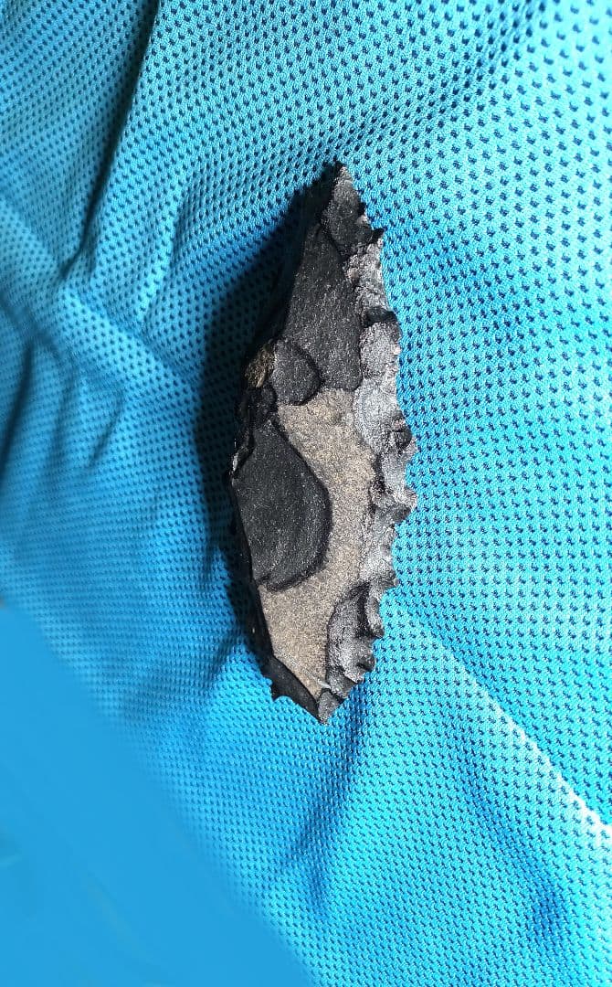 原始時代 尖頭器 360 g 石器 模写 サヌカイト