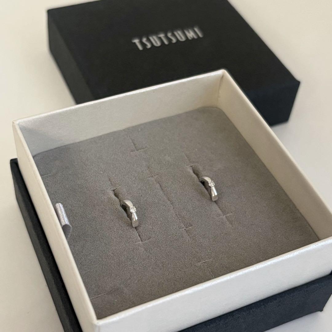 プラチナダイヤモンドピアス