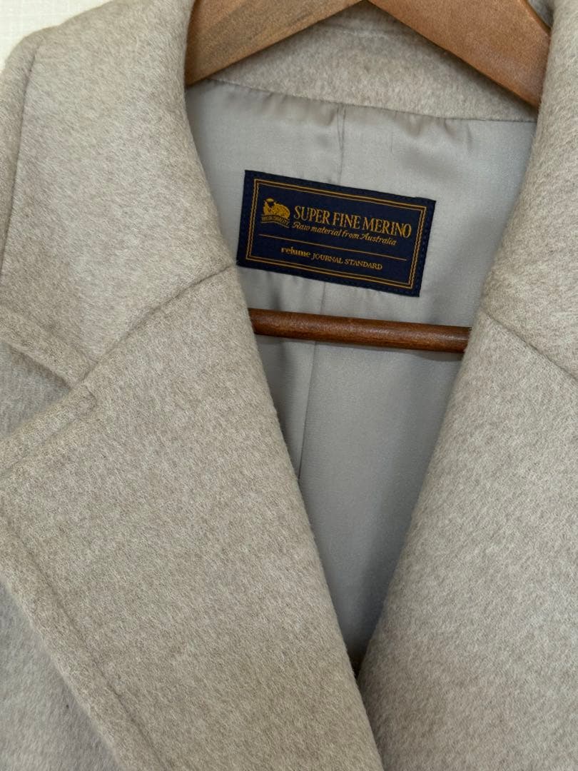 新品　レリューム　スーパーファインビーバー　チェスターコート