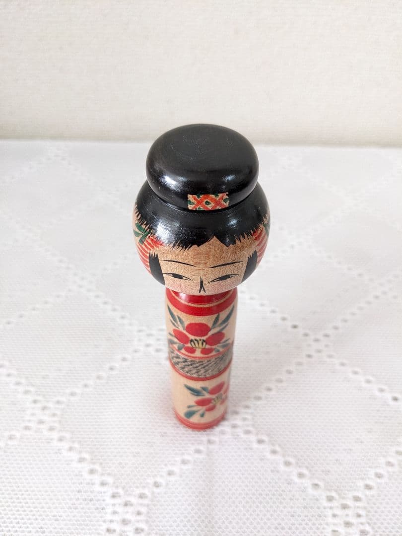 伝統こけし　小笠原義雄工人　子、孫持ちこけし