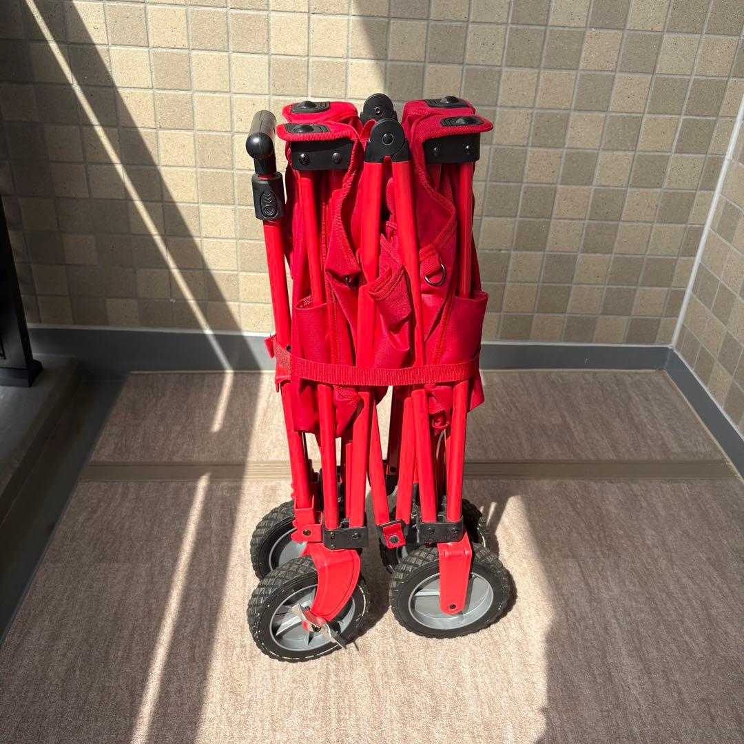 Coleman コールマン キャリーカート アウトドアワゴン　レッド　赤色