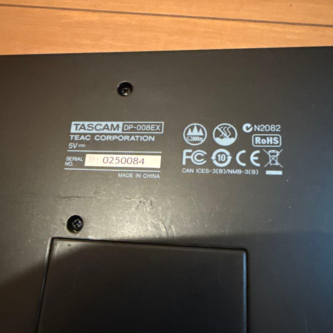 専用TASCAM DP-008EX マルチトラックレコーダー　8トラックデジタル