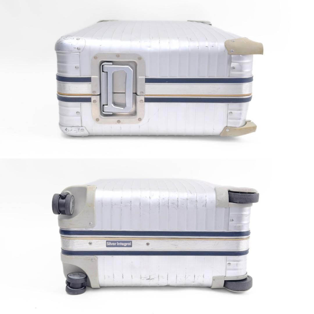 リモワ シルバーインテグラル 82L プルタブ 2+4輪 TSAロックベルト付