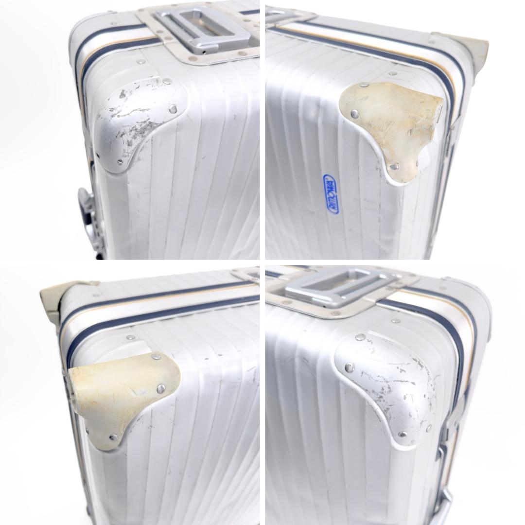 リモワ シルバーインテグラル 82L プルタブ 2+4輪 TSAロックベルト付