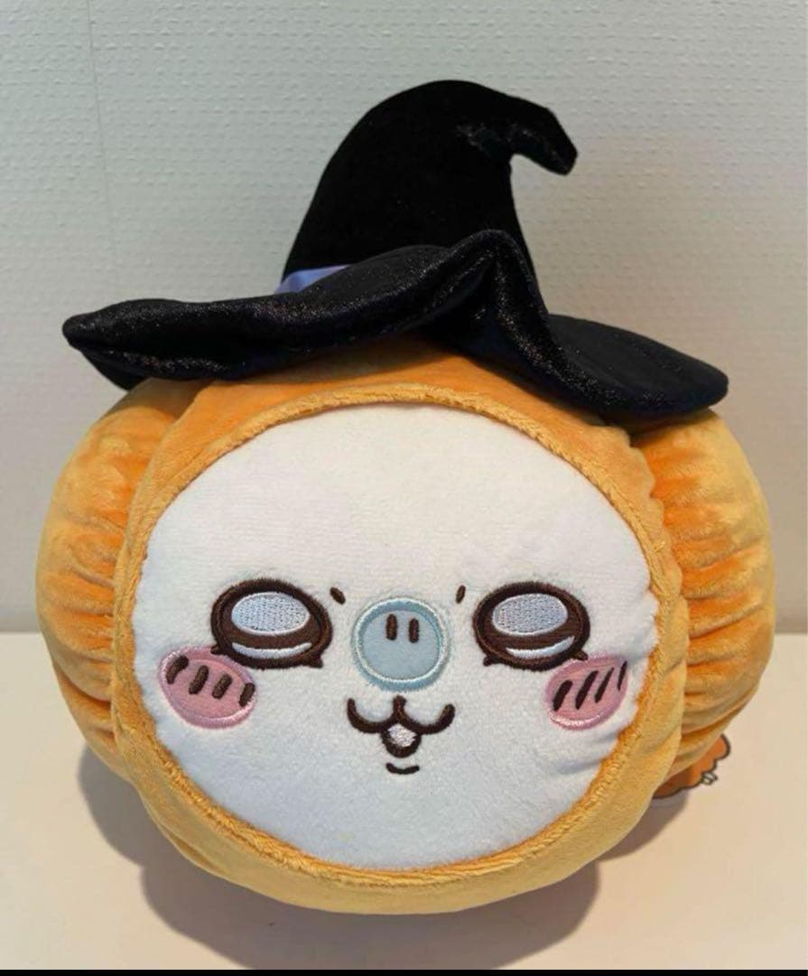 75個入 ちいかわ うさぎ・モモンガ カボチャBIGぬいぐるみ