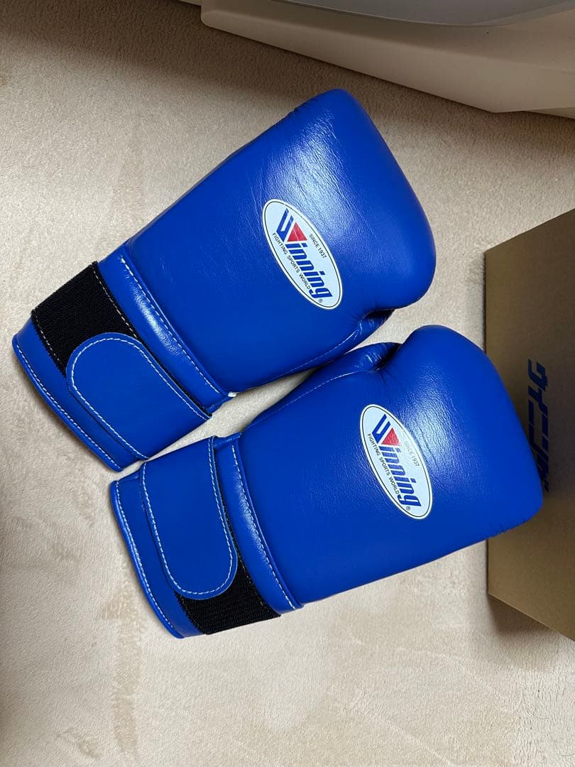 Winning ボクシンググローブ 14 oz 青