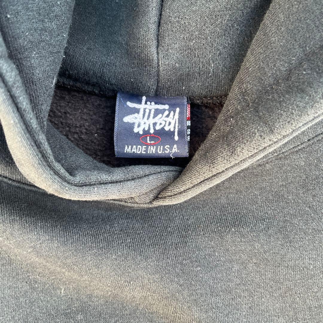 黒*糖様 90s oldstussy パーカー　oldskool 古着　ヴィンテ