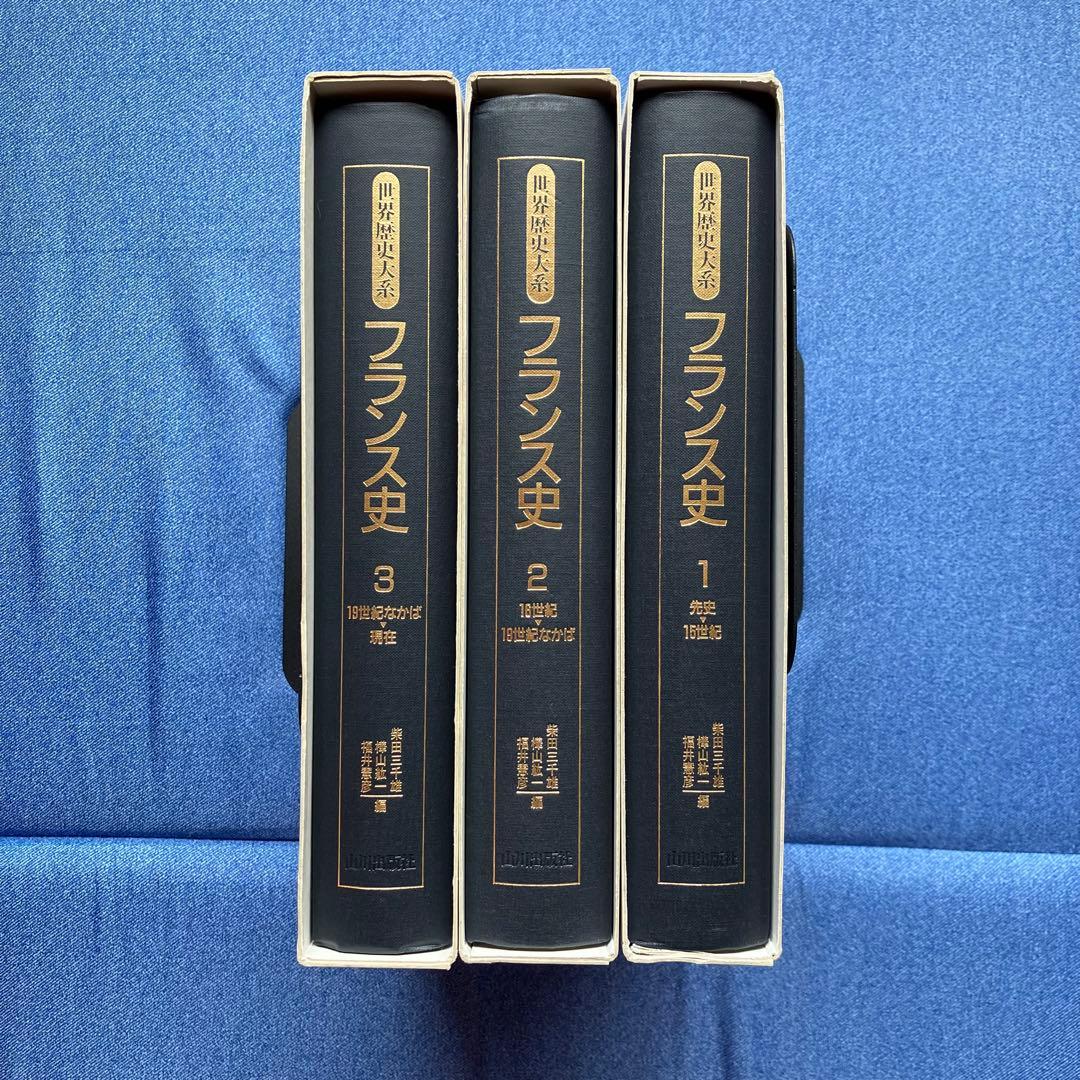 世界歴史大系 フランス史 1~3巻セット 山川出版社 世界各国史 通史 概説
