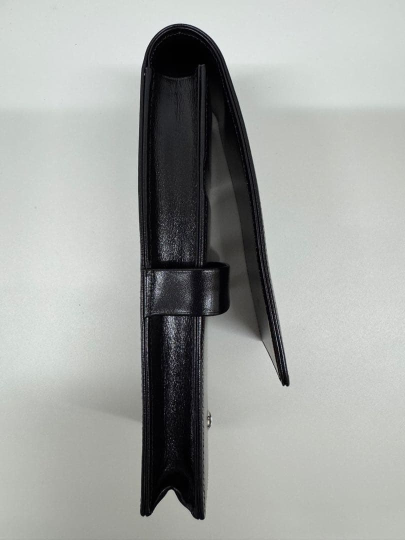 モンブラン Montblanc ブラック レザー 本革 ペンケース ３本用３本差