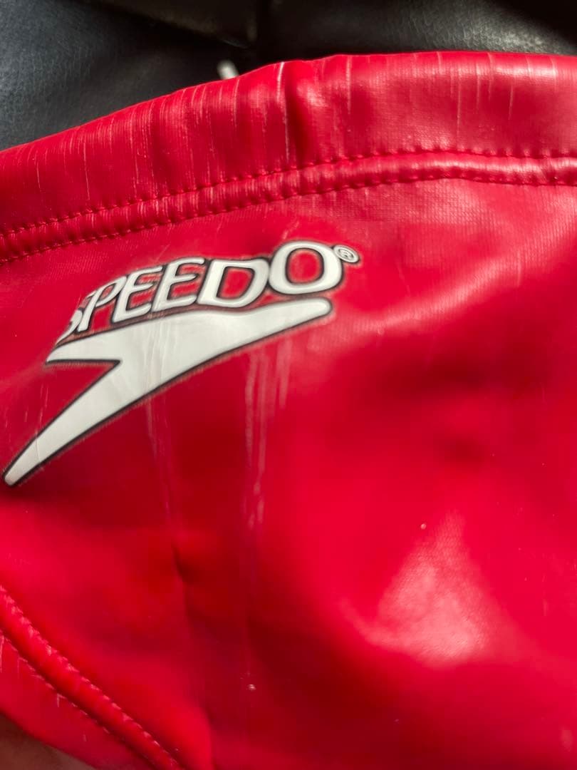 ★新品未使用★SSサイズ SPEEDO 赤 ポロパン 水球競パン 水着