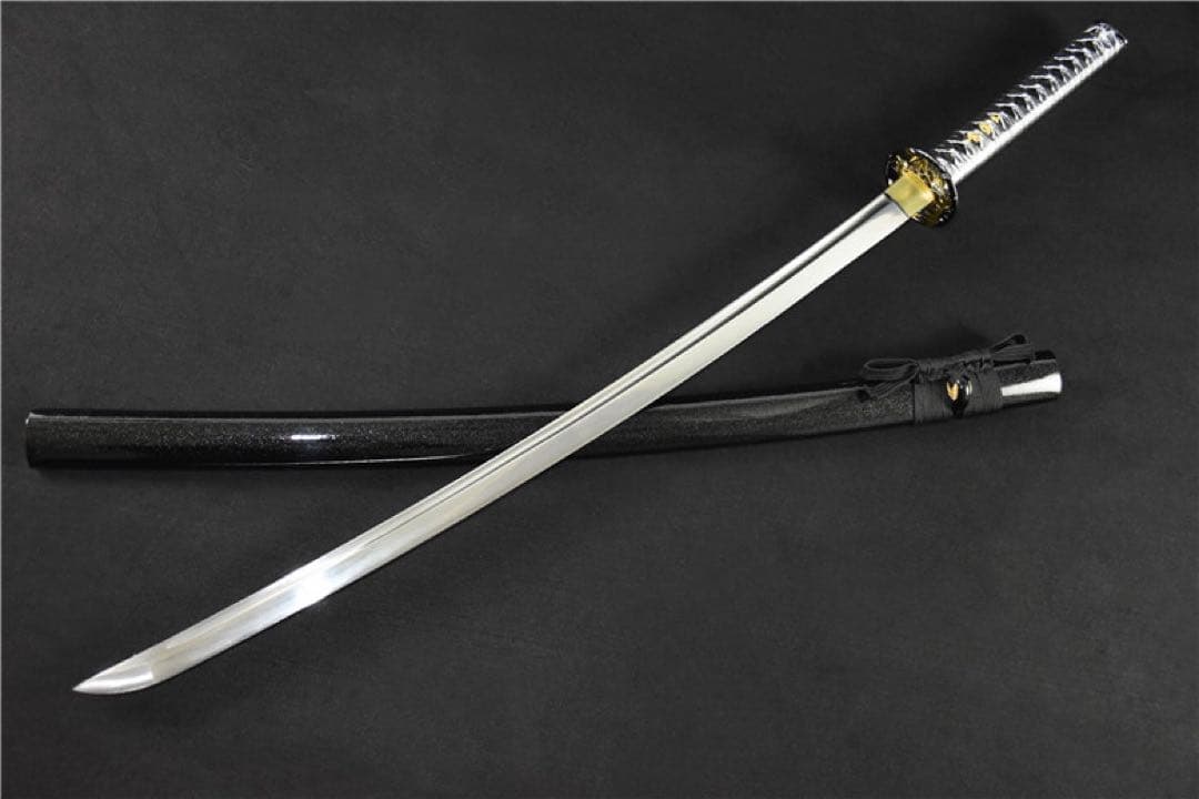 黒刀夜 刀装具 日本刀 武具 鑑賞刀 居合刀 模造刀 舞踊刀