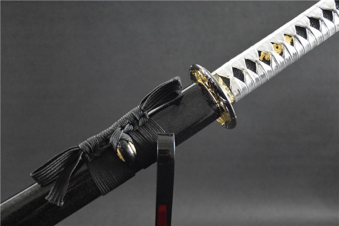 黒刀夜 刀装具 日本刀 武具 鑑賞刀 居合刀 模造刀 舞踊刀